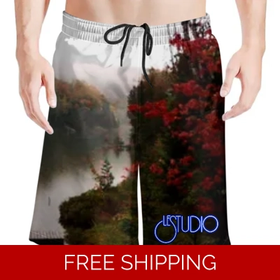 Le Studio Lake Perry 3 Beach Shorts